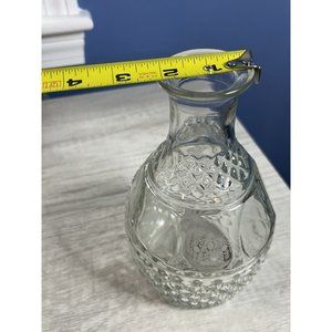 Carafe à Whisky Vintage En Cristal Crown Royal, Gravée Raisin, Avec Bouchon
